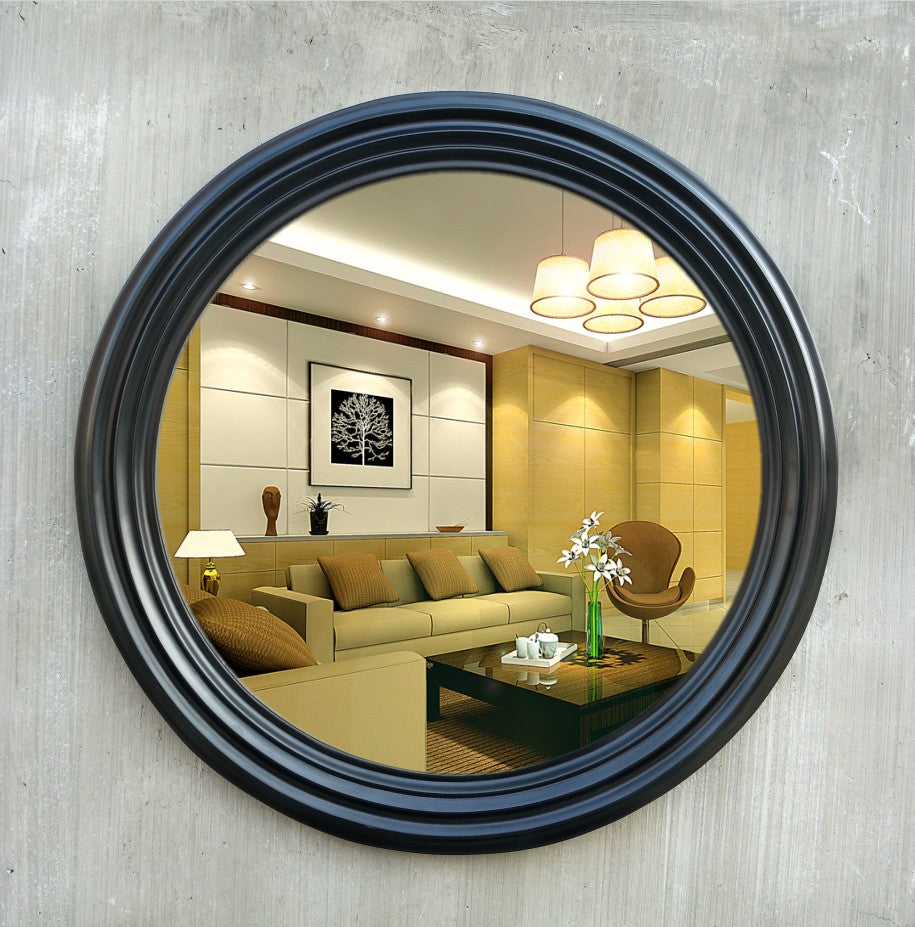 American Vintage Round Bathroom Vanity Mirror Decoration