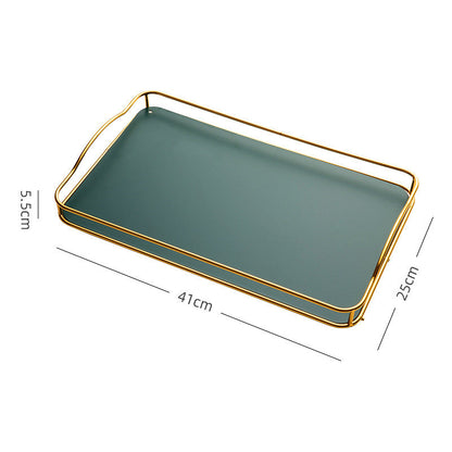 Household Rectangular Tea Tray Water Cup Storage Tray