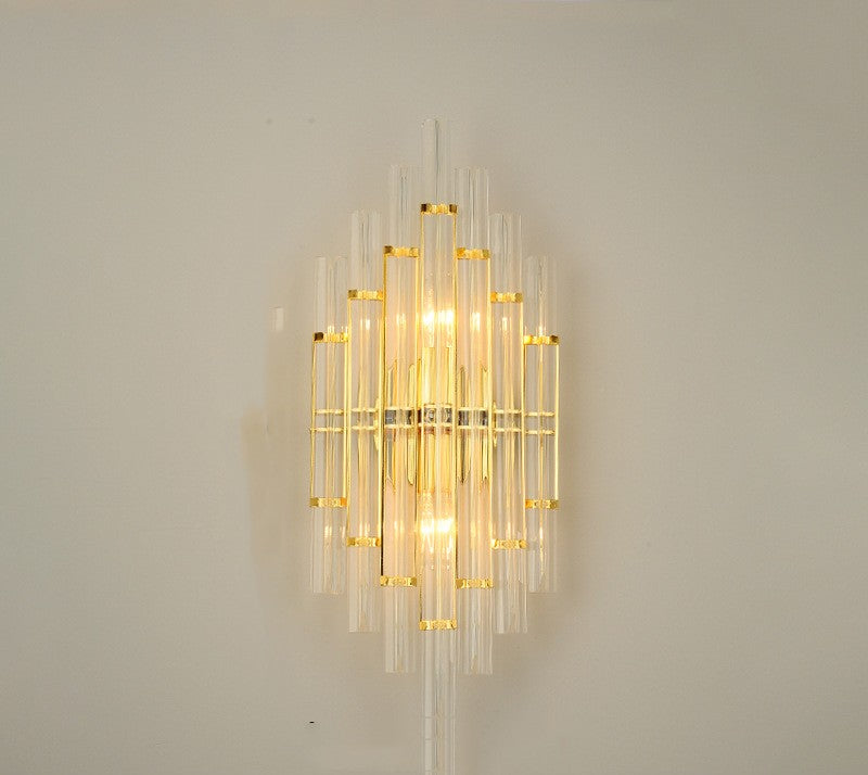 Modern Living Room Light Luxury Crystal Creative Wall Lamp