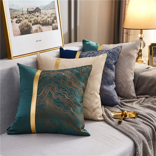 Light luxury bronzing pillowcase