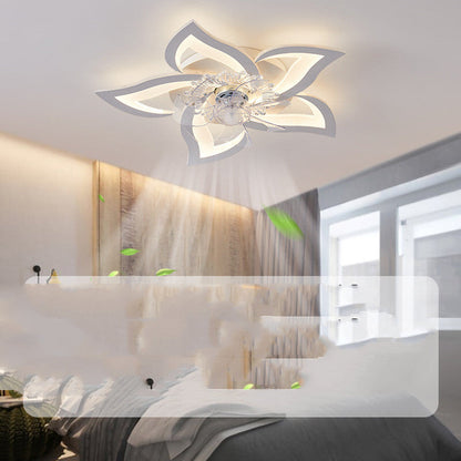 Modern Minimalist Living Room Fan Lamp Nordic Atmosphere