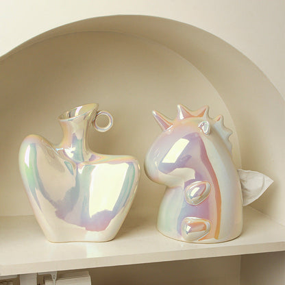Ceramic Vase In Living Room